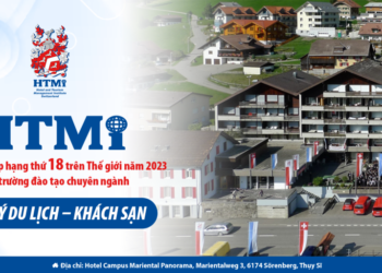 HTMi – Ngôi trường xếp hạng thứ 18 trên Thế giới về các trường đào tạo chuyên ngành Quản lý du lịch – Khách sạn
