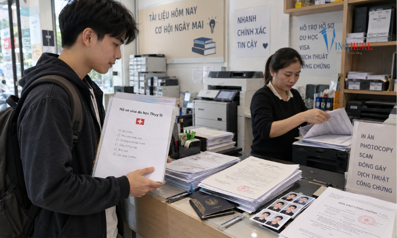 Hồ sơ visa du học Thụy Sĩ