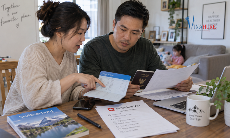 Sổ tiết kiệm visa Thụy Sĩ