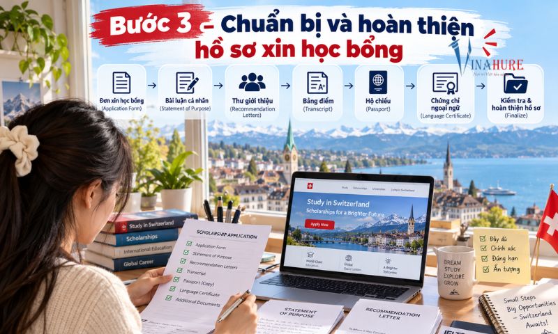 săn học bổng thụy sĩ