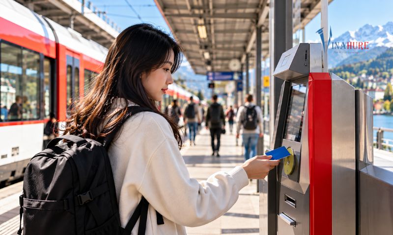 Du học sinh đi lại tại Thụy Sĩ