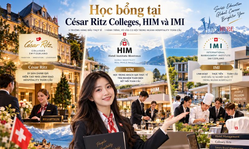 học bổng quản trị khách sạn tại thụy sĩ