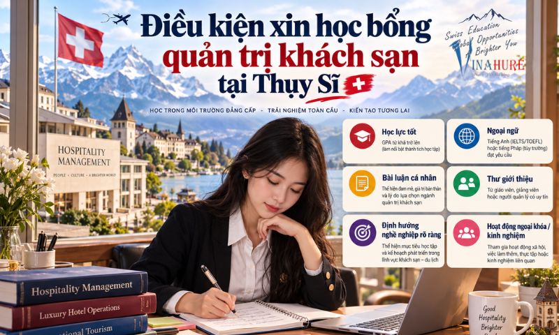 học bổng quản trị khách sạn tại thụy sĩ