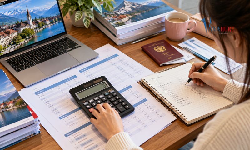 Sổ tiết kiệm visa Thụy Sĩ